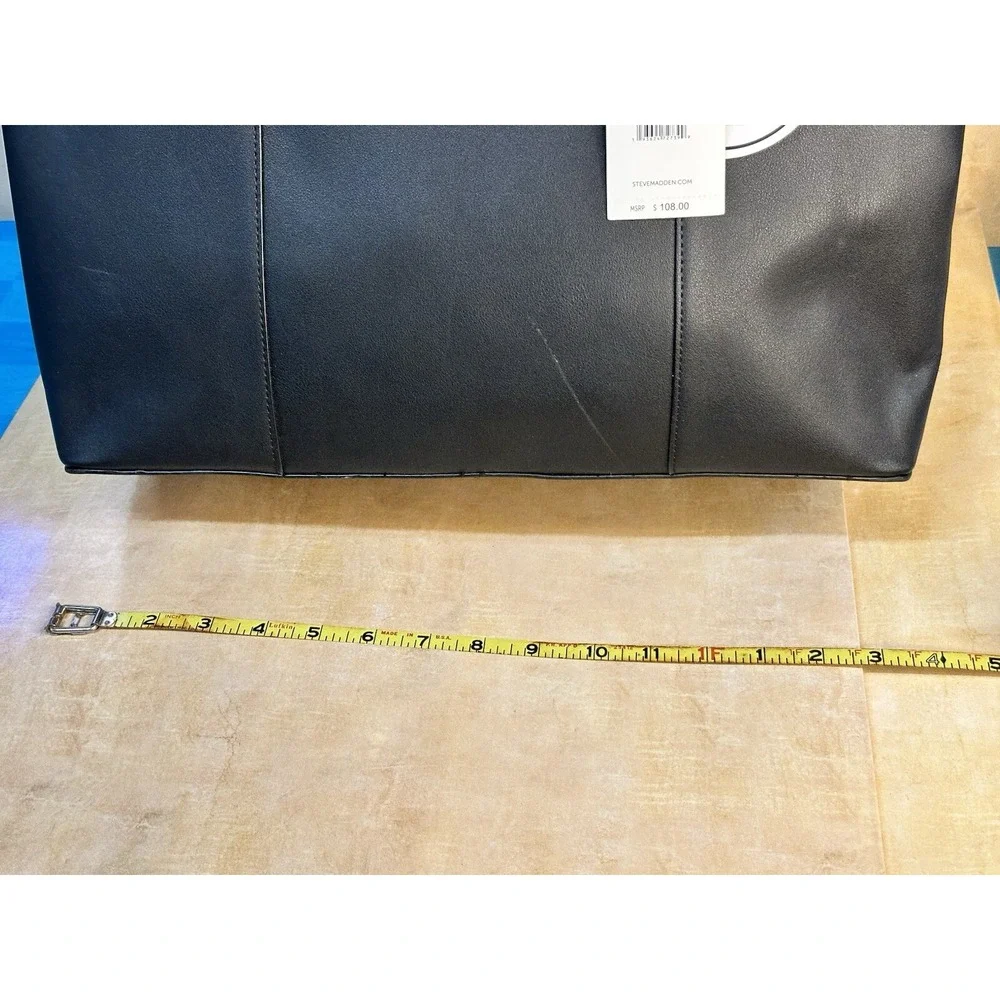 Steve Madden Satchel Handbag Tote MSRP 108.00. Black Bdiggs Computer Tote‎